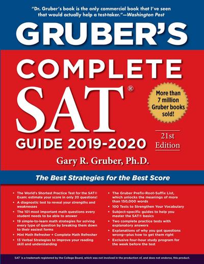 Gruber’s Complete SAT Guide 2019-2020