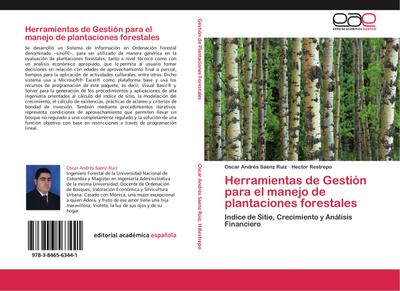 Herramientas de Gestion para el manejo de plantaciones forestales