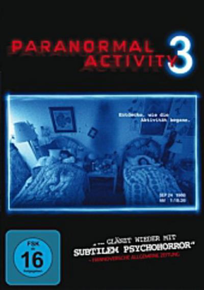 Paranormal Activity 3, 1 DVD