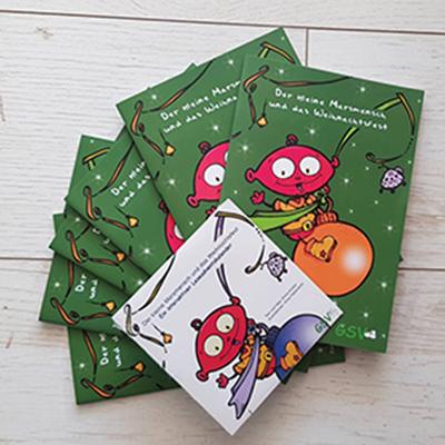 Klassensatz: Der kleine Marsmensch und das Weihnachtsfest (30 Bücher) plus CD