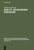 Der St.Georgener Prediger