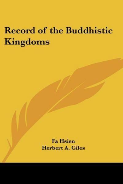 Record of the Buddhistic Kingdoms