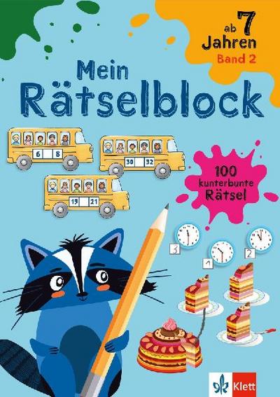 Klett Mein Rätselblock ab 7 Jahren Band 2