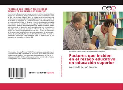 Factores que inciden en el rezago educativo en educación superior