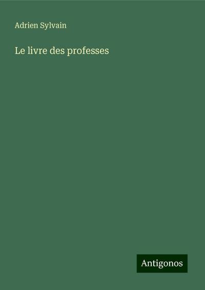 Le livre des professes