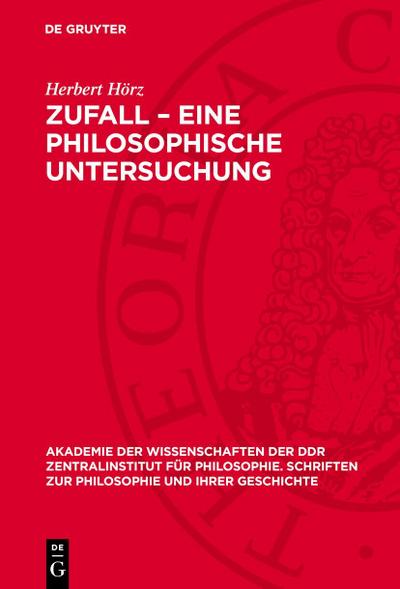 Zufall - Eine philosophische Untersuchung