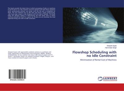 Flowshop Scheduling with no Idle Constraint