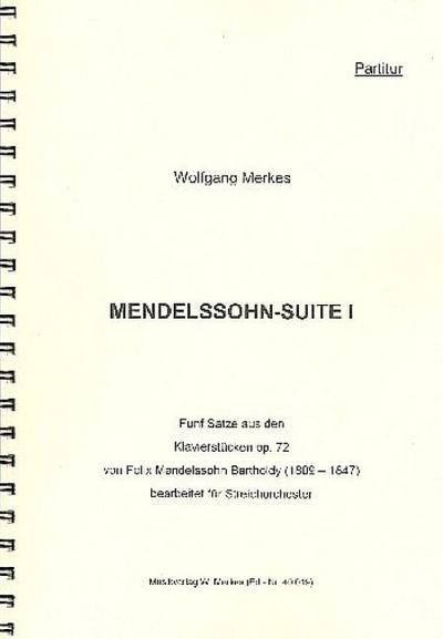 Mendelssohn-Suite Nr.1für Streichorchester