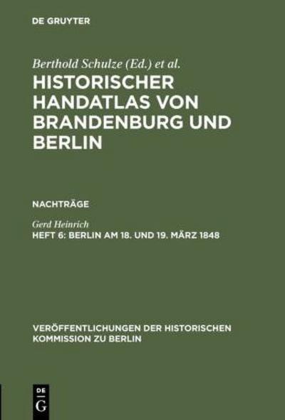Berlin am 18. und 19. März 1848