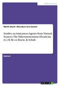 Studies on Anticancer Agents from Natural Sources.