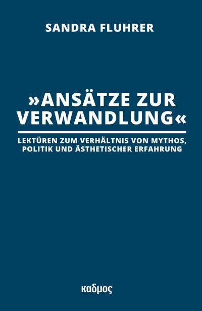 ’Ansätze zur Verwandlung’