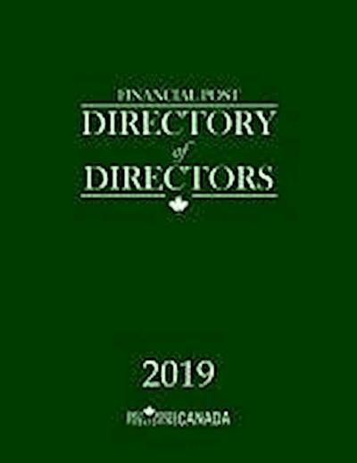 Financial Post Directory of Directors 2019
