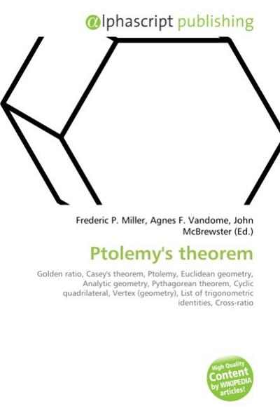 Ptolemy's theorem - Frederic P. Miller