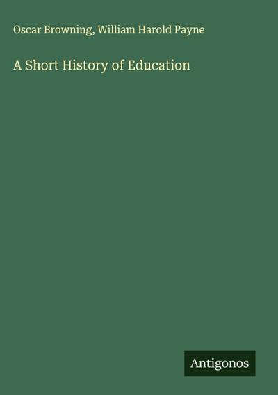 A Short History of Education