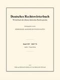Deutsches Rechtswörterbuch