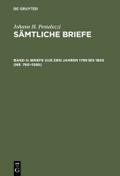 Johann Heinrich Pestalozzi: Sämtliche Briefe 4