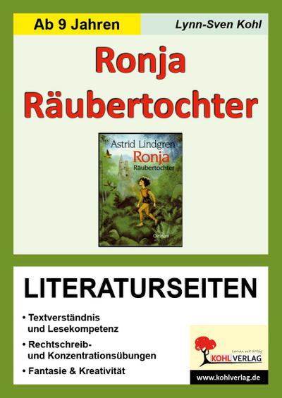 Astrid Lindgren ’Ronja Räubertochter’, Literaturseiten