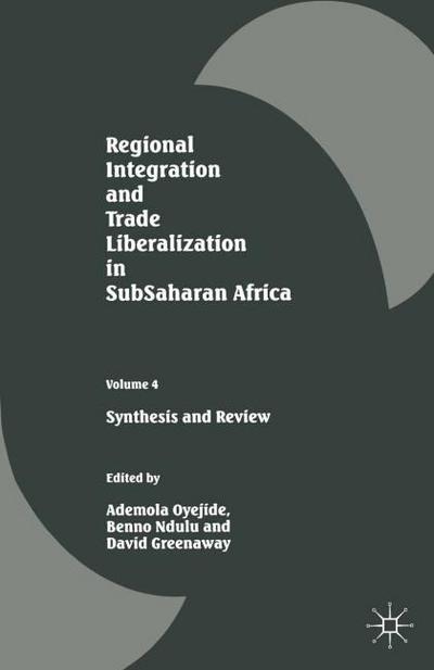Regional Integration and Trade Liberalization in SubSaharan Africa