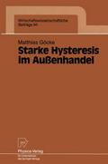 Starke Hysteresis im Außenhandel
