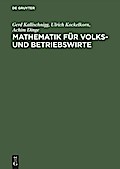 Mathematik für Volks- und Betriebswirte