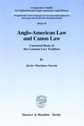 Anglo-American Law and Canon Law.
