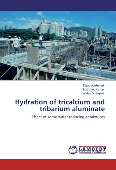 Hydration of tricalcium and tribarium aluminate