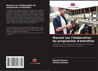 Manuel sur l’élaboration du programme d’entretien