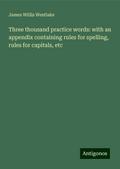 Three thousand practice words: with an appendix containing rules for spelling, rules for capitals, etc