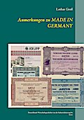 Anmerkungen zu Made in Germany