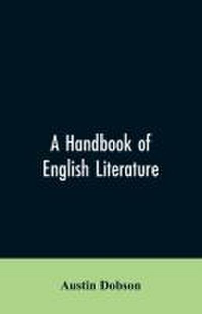 A handbook of English literature
