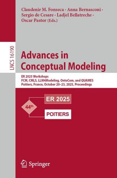 Advances in Conceptual Modeling