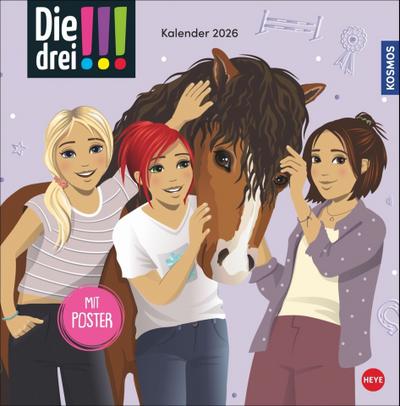 Die drei !!! Broschurkalender 2026