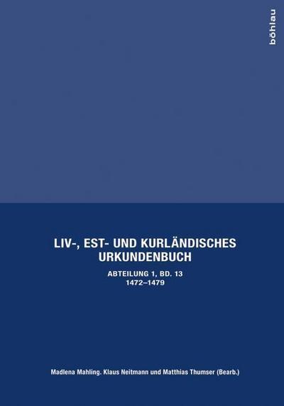 Liv-, Est- und Kurländisches Urkundenbuch