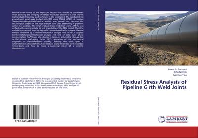 Residual Stress Analysis of Pipeline Girth Weld Joints
