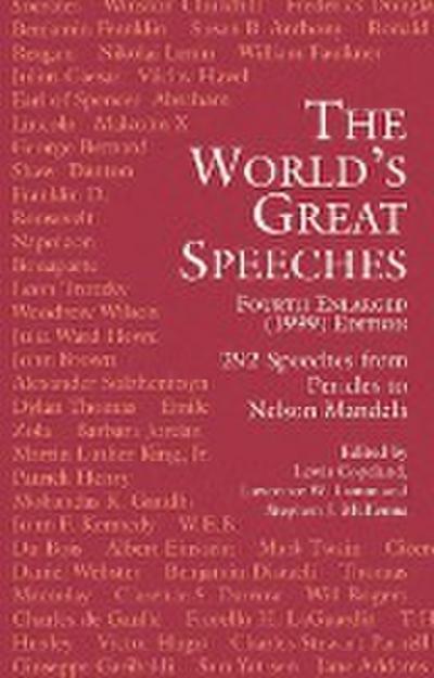 The World’s Great Speeches