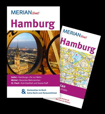 Hamburg: MERIAN live! - Mit Kartenatlas im Buch und Extra-Karte zum Herausnehmen