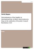 Determination of the legality in international law