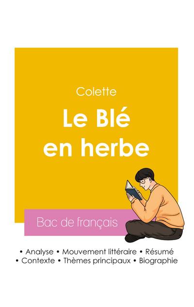 Réussir son Bac de français 2026 : Analyse du roman Le Blé en herbe de Colette