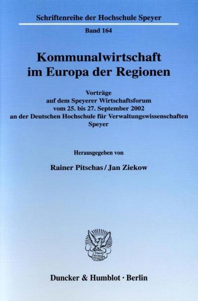 Kommunalwirtschaft im Europa der Regionen.