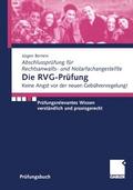 Die RVG-Prüfung von Jürgen F. Berners | Ebook
