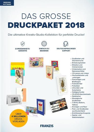 Das große DruckPaket 2018, DVD-ROM
