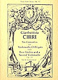 Concerto op.14,6 for violoncelloobbligato, 2 violins and bc