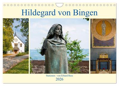 Hildegard von Bingen - Stationen (Wandkalender 2026 DIN A4 quer), CALVENDO Monatskalender