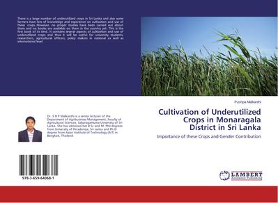 Cultivation of Underutilized Crops in Monaragala District in Sri Lanka