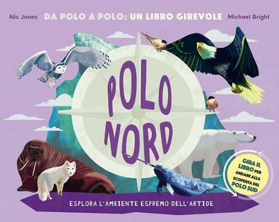 Polo Nord-Polo Sud. Da Polo a Polo: un libro girevole