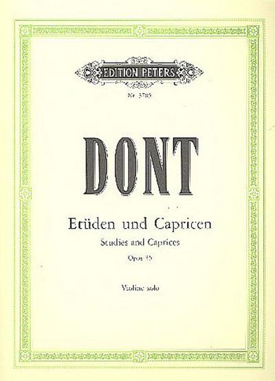 24 Etudes and Caprices Op. 35 for Violin