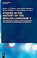 Studies in the History of the English Language V