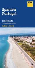 ADAC Länderkarte Spanien, Portugal 1:750.000