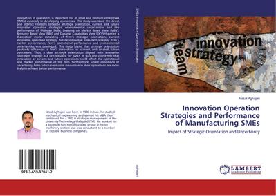 Innovation Operation Strategies and Performance of Manufacturing SMEs