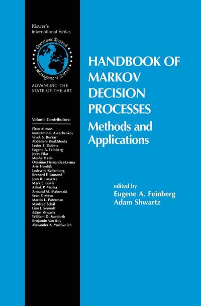 Handbook of Markov Decision Processes